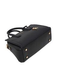 MICHAEL KORS LAILA Sk&oacute;rzana torebka z paskiem na ramię czarny - Torby damskie - 8