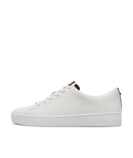 MICHAEL KORS KEATON Sk&oacute;rzane trampki blade złoto - Buty damskie - 4