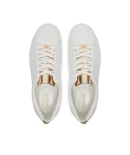 MICHAEL KORS KEATON Sk&oacute;rzane trampki blade złoto - Buty damskie - 5