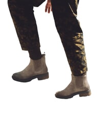 TIMBERLAND BRIMFIELD Niskie sk&oacute;rzane botki do kostki zamsz średniobrązowy - Buty damskie - 6