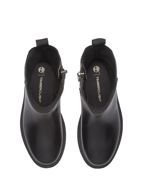 CAMBRIA VALLEY Sk&oacute;rzane buty czarny, pełnoziarnisty - Buty damskie