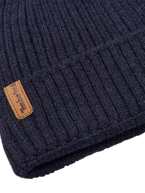 RIB KNIT Kapelusz z mankietem płaszcz dwurzędowy - Włosy