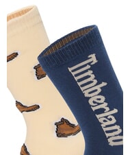 TIMBERLAND HAMPSHIRE Dwie pary skarpetek owsianka/wrzos - Skarpetki męskie - 2