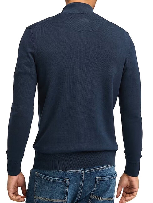 WILLIAMS RIVER Sweter zapinany na suwak ciemny szafir/ciemny denim - Koszulki męskie