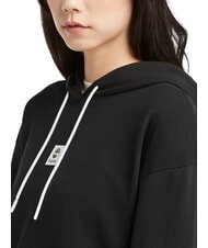 TIMBERLAND STACK LOGO Bluza z kapturem CZARNY - Bluzy damskie - 3