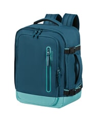 AMERICAN TOURISTER TAKE2CABIN S/M Plecak pod siedzenie Ryanair OK portowy błękit/zakurzony turkus - Plecaki szkolne i rekreacyjne - 3