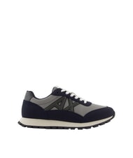 ARMANI EXCHANGE DROP MICROSUEDE Trampki z kontrastowym logo głęboki granat+szary+chimera - Buty męskie - 2