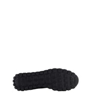ARMANI EXCHANGE DROP MICROSUEDE Trampki z kontrastowym logo głęboki granat+szary+chimera - Buty męskie - 5