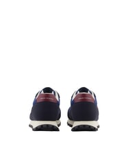 ARMANI EXCHANGE DROP MICROSUEDE Trampki z kontrastowym logo głęboki granat + błękit + granat - Buty męskie - 3