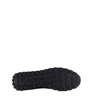 ARMANI EXCHANGE DROP MICROSUEDE Trampki z kontrastowym logo głęboki granat + błękit + granat - Buty męskie - 5