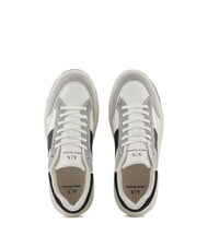 ARMANI EXCHANGE A|X Adidasy ecru + czarny - Buty męskie - 4