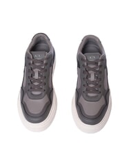 ARMANI EXCHANGE A|X Trampki męskie drewno dryftowe + ciemna szarość mewy - Buty męskie - 4