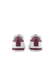 ARMANI EXCHANGE A|X Sk&oacute;rzane trampki optyczna biel+rowek - Buty damskie - 3