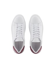 ARMANI EXCHANGE A|X Sk&oacute;rzane trampki optyczna biel+rowek - Buty damskie - 4