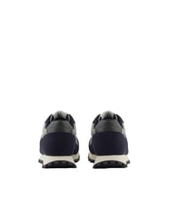 ARMANI EXCHANGE DROP MICROSUEDE Trampki z kontrastowym logo głęboki granat+szary+chimera - Buty męskie - 3