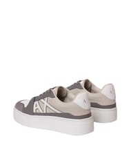 ARMANI EXCHANGE AX LOGO Trampki na platformie okoń brunatny + piasek - Buty damskie - 3
