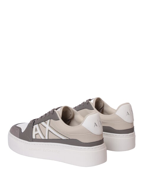AX LOGO Trampki na platformie okoń brunatny + piasek - Buty damskie