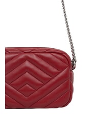 ARMANI EXCHANGE VICTORIA Pikowana torba na aparat czerwona dalia - Torby damskie - 2