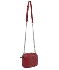 ARMANI EXCHANGE VICTORIA Pikowana torba na aparat czerwona dalia - Torby damskie - 3