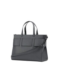 ARMANI EXCHANGE A|X BUCKLE Torebka z paskiem na ramię stal chłodząca - Torby damskie - 2