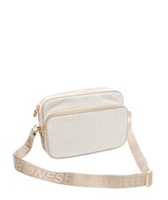 BORBONESE CAMERA CASE MEDIA ECO LINE Torba na ramię biała bawełna - Torby damskie - 2
