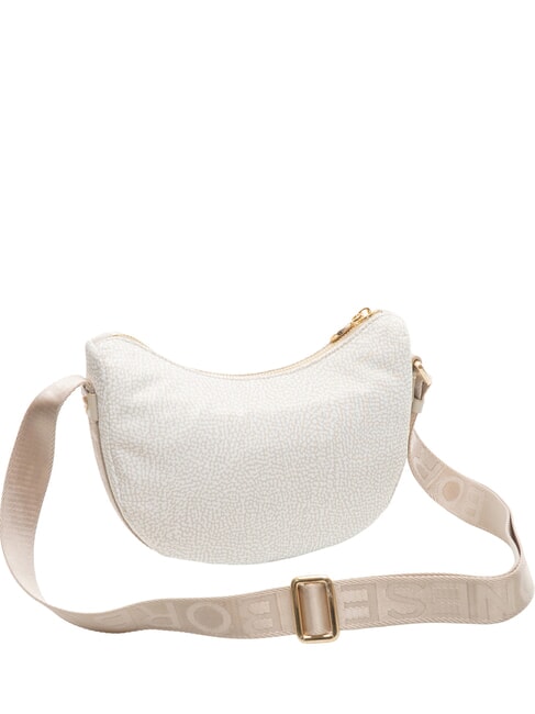 HOBO LUNA MINI ECO LINE Torba na ramię biała bawełna - Torby damskie