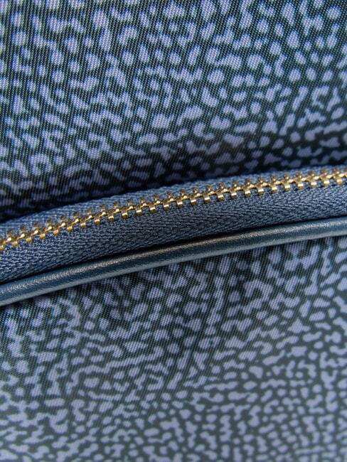 MEDIUM ECO LINE Plecak okrągły z kieszenią niebieski lapis - Torby damskie