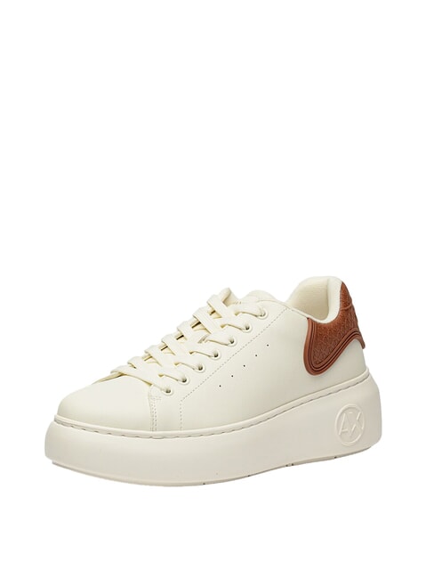 SUPER MINI-TUMBLED Adidasy ecru + skorupa kokosa - Buty damskie