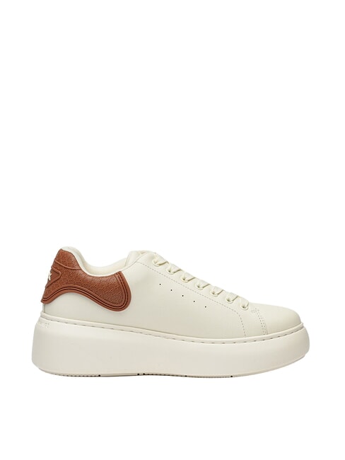 SUPER MINI-TUMBLED Adidasy ecru + skorupa kokosa - Buty damskie