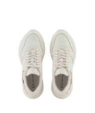 ARMANI EXCHANGE A|X Chain  Sk&oacute;rzane trampki ecru+ecru - Buty damskie - 4