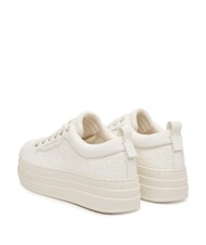 ARMANI EXCHANGE KURT MINI-TUMBLED  Trampki na koturnie 5 cm białawy - Buty damskie - 3
