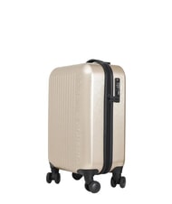 ARMANI EXCHANGE A|X TRAVEL W&oacute;zek na bagaż podręczny jasnozłoty satynowy - Bagaż podręczny - 3