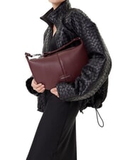 ARMANI EXCHANGE LIZ PEBBLE Duża torba na ramię typu hobo rowek - Torby damskie - 6