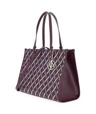ARMANI EXCHANGE A|X LOGO ALL OVER Torba na ramię z paskiem na ramię rowek / rowek - Torby damskie - 2
