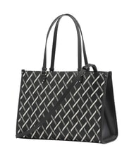 ARMANI EXCHANGE A|X LOGO ALL OVER Torba na ramię z paskiem na ramię czarny / czarny - Torby damskie - 2
