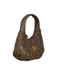 LOVE MOSCHINO EMBOSSED Torba na ramię z paskiem na ramię błoto - Torby damskie - 2