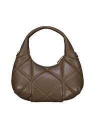 LOVE MOSCHINO EMBOSSED Torba na ramię z paskiem na ramię błoto - Torby damskie - 3