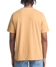 TIMBERLAND DUNSTAN RIVER GARMENT Koszulka bawełniana lekki but pszeniczny - Koszulki męskie - 2