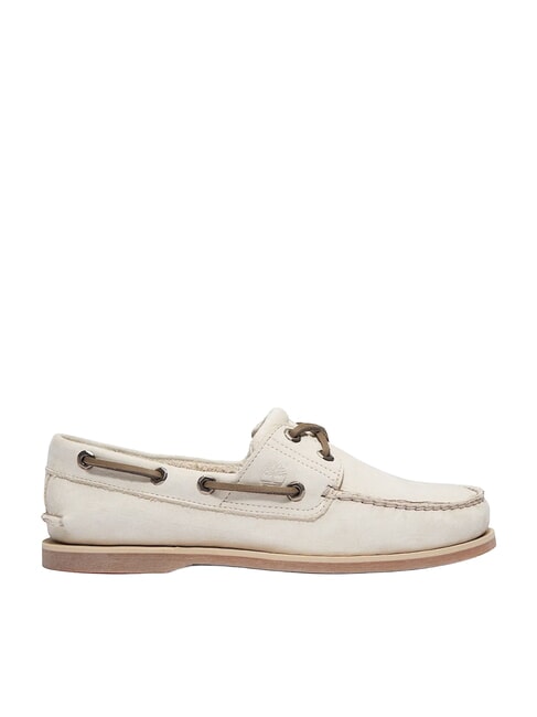 CLASSIC BOAT  Buty ze sk&oacute;ry zamszowej naturalny nubuk - Buty męskie