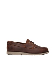 TIMBERLAND GRAFTON BAY Sk&oacute;rzane buty żeglarskie średniobrązowy, pełnoziarnisty - Buty męskie - 2