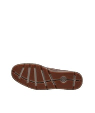 TIMBERLAND GRAFTON BAY Sk&oacute;rzane buty żeglarskie średniobrązowy, pełnoziarnisty - Buty męskie - 5