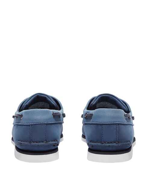 CLASSIC BOAT Sk&oacute;rzane buty żeglarskie ciemnoniebieski nubuk - Buty męskie
