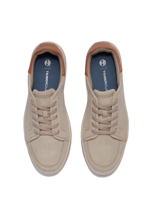 EMERSON STREET  Adidasy zamsz w kolorze jasnego szarego brązu - Buty męskie