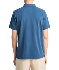TIMBERLAND MILLERS RIVER Koszulka polo bawełniana ciemny denim - Polo męskie - 2