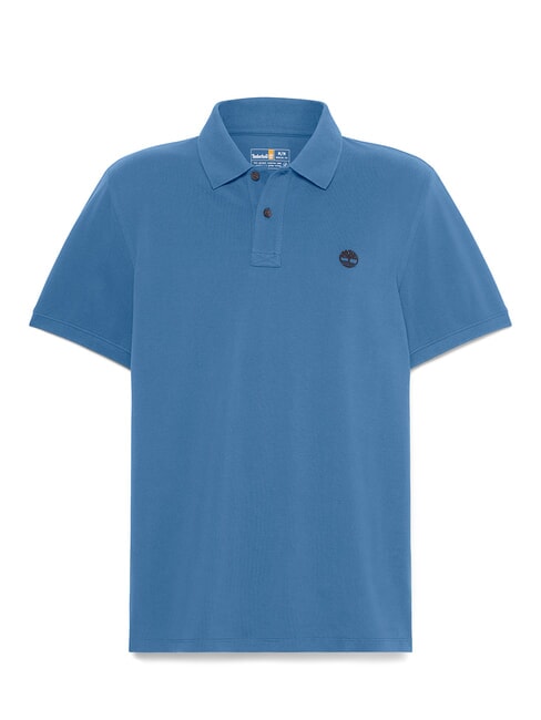 MILLERS RIVER Koszulka polo bawełniana ciemny denim - Polo męskie