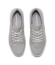 TIMBERLAND ALLISTON LOW Trampki pł&oacute;cienne jasnoszare pł&oacute;tno - Buty męskie - 4