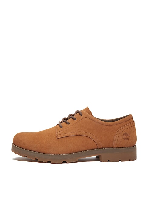 BRITTON SQUARE Sk&oacute;rzane buty zamsz rdzawy - Buty męskie