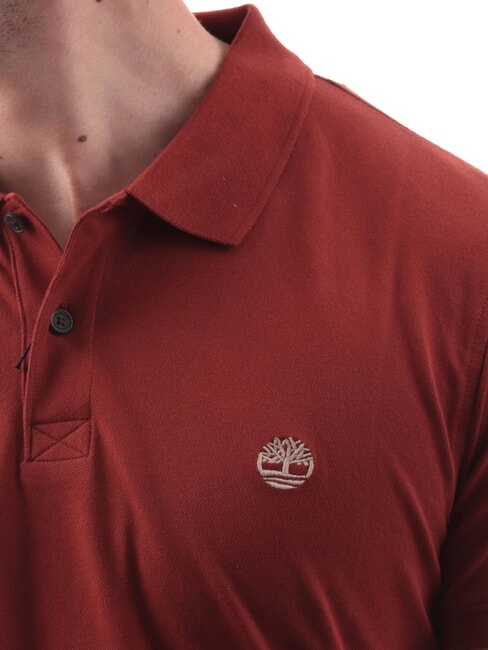MILLERS RIVER Koszulka polo z kr&oacute;tkim rękawem spalona henna - Polo męskie