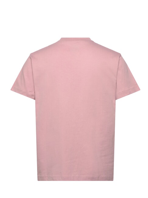 LEFT CHEST Luźny bawełniany T-shirt mglisty malwowy - Koszulki męskie