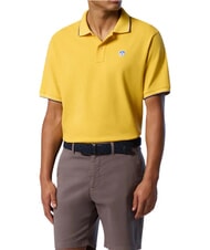 NORTH SAILS COLLAR STRIPED Koszulka polo bawełniana z kr&oacute;tkim rękawem Samoańskie słońce - Polo męskie - 5
